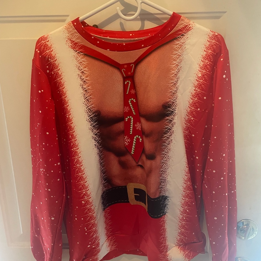 Men’s mediumm Christmas long sleeve with abs like a long sleeve tee